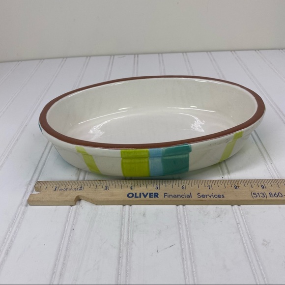 VDS oval pottery dish from Portugal - Picture 3 of 8